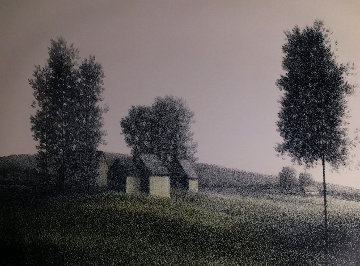 Landscape II AP 1970 Limited Edition Print - Robert Kipniss Landscape II AP 1970 Limited Edition Print - Robert Kipniss