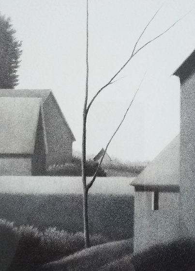 Backyard VII 1982 Limited Edition Print by Robert Kipniss Backyard VII 1982 Limited Edition Print by Robert Kipniss