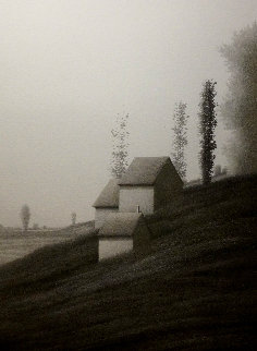 Tall Houses in Fields AP Limited Edition Print - Robert Kipniss Tall Houses in Fields AP Limited Edition Print - Robert Kipniss