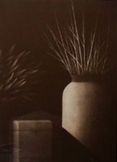 Nocturne: Still Life with Two Vases Limited Edition Print - Robert Kipniss Nocturne: Still Life with Two Vases Limited Edition Print - Robert Kipniss