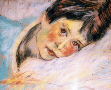 Portrait of Jenny 1943 Drawing - Robert MacBryde