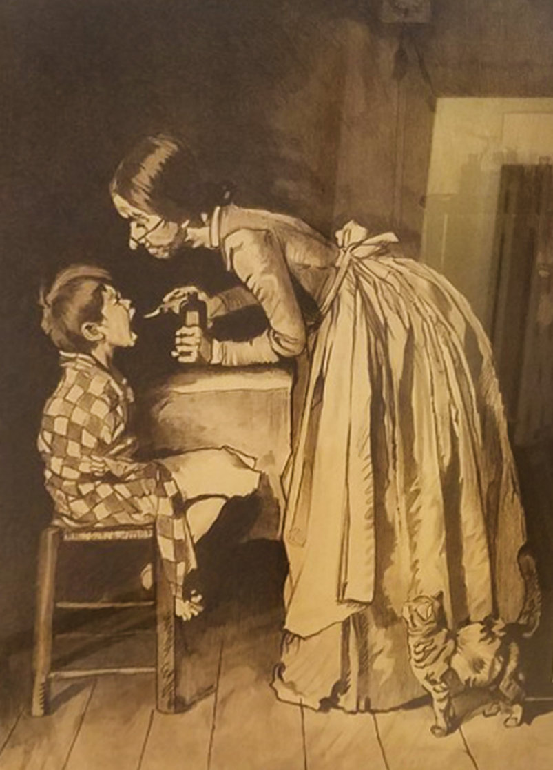 Medicine AP 1971 HS Limited Edition Print by Norman Rockwell Medicine AP 1971 HS Limited Edition Print by Norman Rockwell