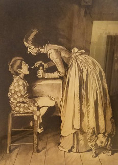 Medicine AP 1971 HS Limited Edition Print - Norman Rockwell Medicine AP 1971 HS Limited Edition Print - Norman Rockwell