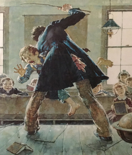 Spanking AP 1973 Limited Edition Print by Norman Rockwell