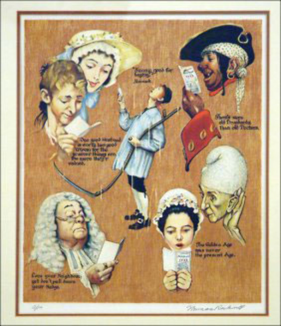 Golden Age AP 1976 Limited Edition Print by Norman Rockwell Golden Age AP 1976 Limited Edition Print by Norman Rockwell