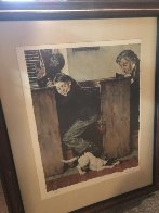 In Church AP 1973 Limited Edition Print by Norman Rockwell - 2 In Church AP 1973 Limited Edition Print by Norman Rockwell - 2