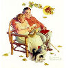 Four Ages of Love - Fondly Do We Remember AP 1977 Limited Edition Print by Norman Rockwell - 2