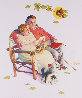Four Ages of Love - Fondly Do We Remember AP 1977 Limited Edition Print by Norman Rockwell - 3