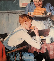 City Boy, Country Boy, Last Ear of Corn, Childhood Memories Suite of 4 Limited Edition Print by Norman Rockwell - 2 City Boy, Country Boy, Last Ear of Corn, Childhood Memories Suite of 4 Limited Edition Print by Norman Rockwell - 2