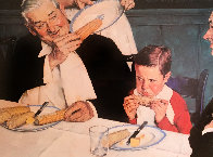 City Boy, Country Boy, Last Ear of Corn, Childhood Memories Suite of 4 Limited Edition Print by Norman Rockwell - 3 City Boy, Country Boy, Last Ear of Corn, Childhood Memories Suite of 4 Limited Edition Print by Norman Rockwell - 3