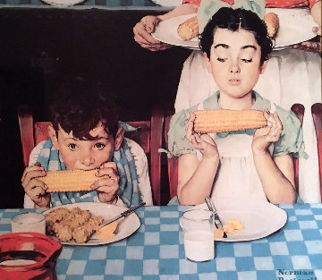 Childhood Memories Limited Edition Print - Norman Rockwell Childhood Memories Limited Edition Print - Norman Rockwell