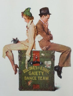 Gaiety Dance Team 1973 Limited Edition Print - Norman Rockwell Gaiety Dance Team 1973 Limited Edition Print - Norman Rockwell