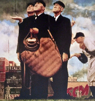Tough Call Limited Edition Print - Norman Rockwell Tough Call Limited Edition Print - Norman Rockwell