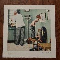 Before the Shot Limited Edition Print by Norman Rockwell - 1 Before the Shot Limited Edition Print by Norman Rockwell - 1