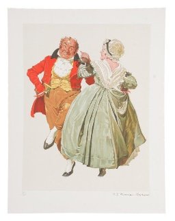 Dancing Partners Encore Edition Limited Edition Print - Norman Rockwell Dancing Partners Encore Edition Limited Edition Print - Norman Rockwell