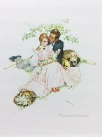 Tender Bloom AP 1955 Limited Edition Print by Norman Rockwell - 1 Tender Bloom AP 1955 Limited Edition Print by Norman Rockwell - 1