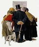 Stock Exchange 1977 HS Limited Edition Print by Norman Rockwell - 0