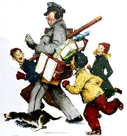 Jolly Postman 2005 Limited Edition Print by Norman Rockwell - 0