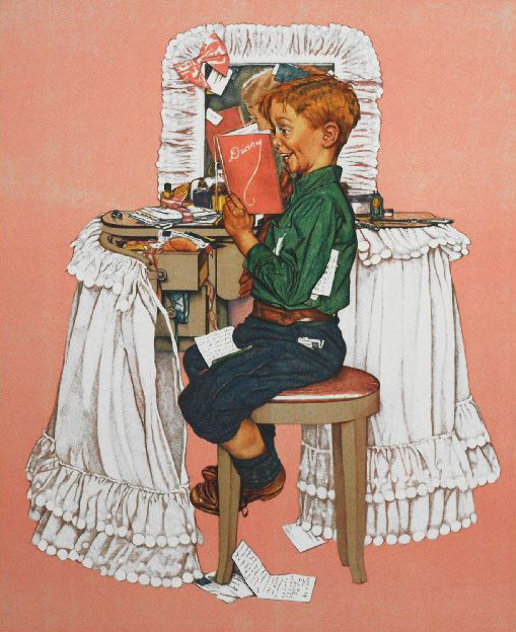 Secrets Limited Edition Print by Norman Rockwell