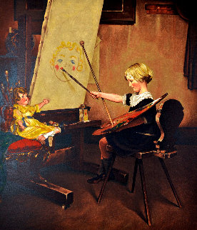 Artist Daughter AP: Encore Edition Limited Edition Print - Norman Rockwell Artist Daughter AP: Encore Edition Limited Edition Print - Norman Rockwell