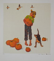 Autumn Harvest: Encore Edition Limited Edition Print by Norman Rockwell - 1