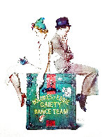 Gaiety Dance Team 1978 Limited Edition Print by Norman Rockwell - 1