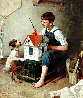Painting the Little House 2011 Limited Edition Print by Norman Rockwell - 0