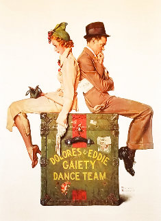 Gaiety Dance Team Limited Edition Print - Norman Rockwell Gaiety Dance Team Limited Edition Print - Norman Rockwell