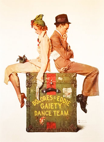 Gaiety Dance Team HS Limited Edition Print - Norman Rockwell