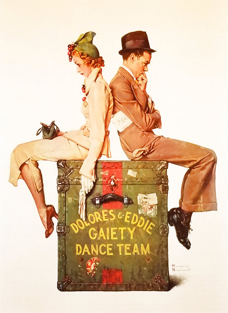 Gaiety Dance Team HS Limited Edition Print by Norman Rockwell