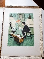 Huckleberry Finn Suite of 8 Prints 1972 HS Limited Edition Print by Norman Rockwell - 5
