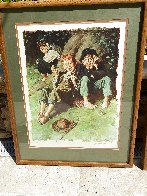 Tom Sawyer 1973 - Framed Suite of 8 Lithographs Limited Edition Print by Norman Rockwell - 7