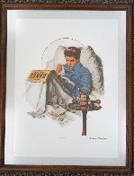 Cold 1950 Limited Edition Print by Norman Rockwell - 1