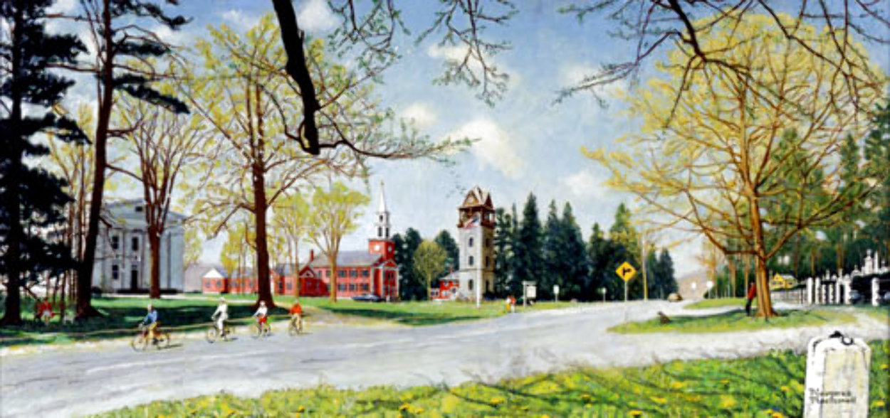 Spring Time in Stockbridge 1971 Limited Edition Print by Norman Rockwell