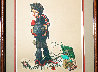 Little Boy Holding Chalkboard HS Limited Edition Print by Norman Rockwell - 2
