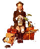 Back From Camp AP - HS  Limited Edition Print by Norman Rockwell - 0