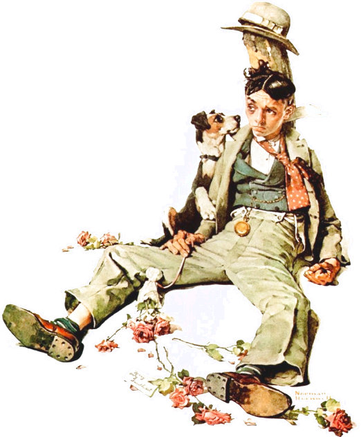 Rejected Suitor AP - HS Limited Edition Print by Norman Rockwell