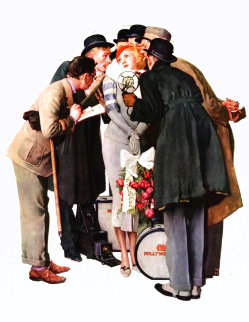 Hollywood (Radio Starlet)  Limited Edition Print - Norman Rockwell