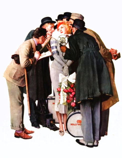Hollywood (Radio Starlet) Limited Edition Print by Norman Rockwell
