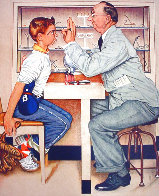Optometrist 1977 Limited Edition Print by Norman Rockwell - 0