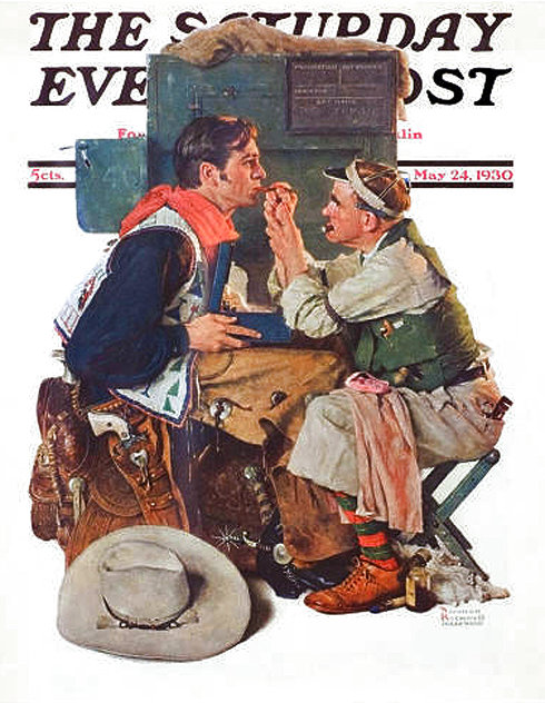 Texan AP 1973 HS Other by Norman Rockwell