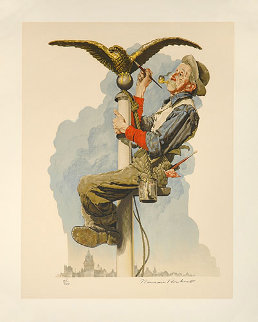 Gilding the Eagle Limited Edition Print - Norman Rockwell