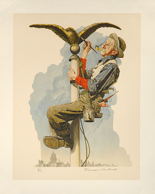 Gilding the Eagle Limited Edition Print by Norman Rockwell