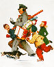 Jolly Postman 2005 - Huge Limited Edition Print by Norman Rockwell - 0