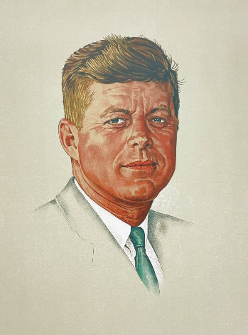 John Kennedy 1974 - HS Limited Edition Print - Norman Rockwell