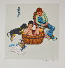 Lickin Good Bath HS Limited Edition Print by Norman Rockwell - 1