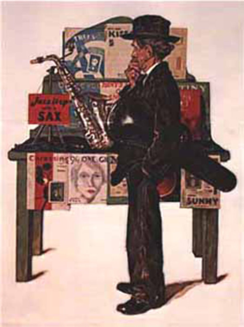 Jazz it Up 1979 Limited Edition Print by Norman Rockwell Jazz it Up 1979 Limited Edition Print by Norman Rockwell