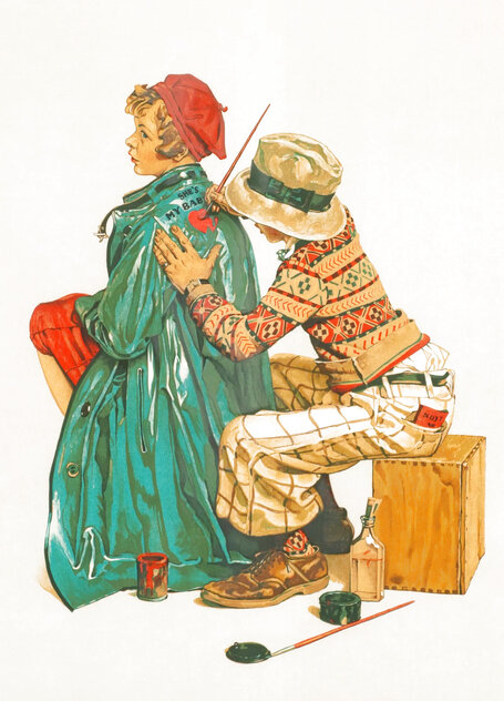 Shes My Baby HS Limited Edition Print by Norman Rockwell