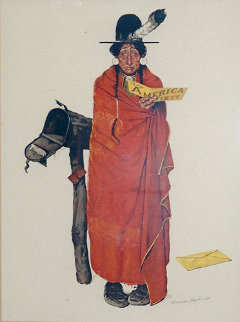 See America First AP Limited Edition Print - Norman Rockwell See America First AP Limited Edition Print - Norman Rockwell