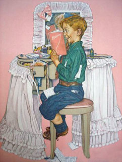 Secrets AP Limited Edition Print - Norman Rockwell